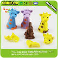 2014 New Design Free Sample Yellow Tiger Eraser